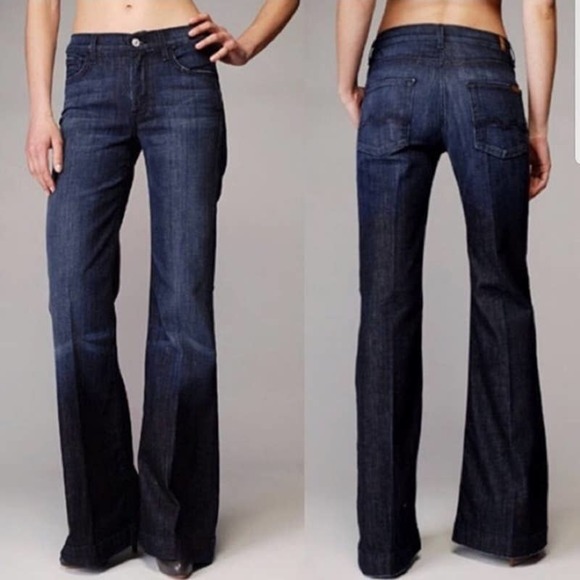 7 For All Mankind Ginger Jean Wide Leg
